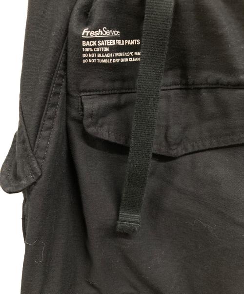 FreshService（フレッシュサービス）FreshService (フレッシュサービス) BACK SATEEN FIELD PANTS ブラック サイズ:Lの古着・服飾アイテム