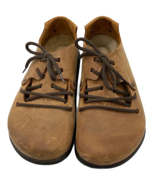 BIRKENSTOCK（ビルケンシュトック）BIRKENSTOCK (ビルケンシュトック) Montana コンフォート オイルドレザー スニーカー ブラウン サイズ:26の古着・服飾アイテム