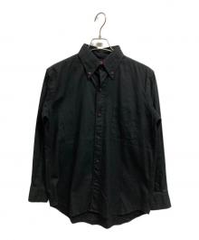 EVISU×YAMANE（エヴィス×ヤマネ）の古着「ボタンダウンシャツ」｜ブラック