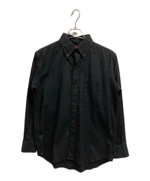 EVISU（エヴィス）EVISU (エヴィス) YAMANE (ヤマネ) ボタンダウンシャツ ブラック サイズ:40の古着・服飾アイテム