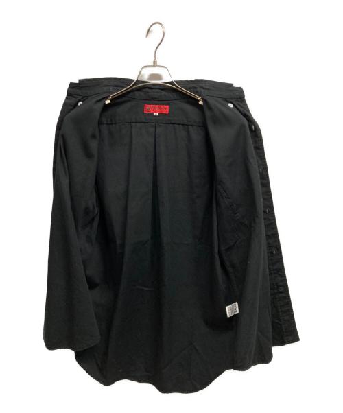 EVISU（エヴィス）EVISU (エヴィス) YAMANE (ヤマネ) ボタンダウンシャツ ブラック サイズ:40の古着・服飾アイテム
