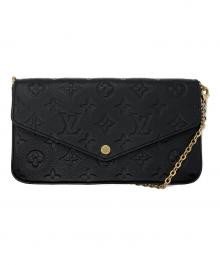 LOUIS VUITTON（ルイ ヴィトン）の古着「チェーンショルダーバッグ」｜ブラック