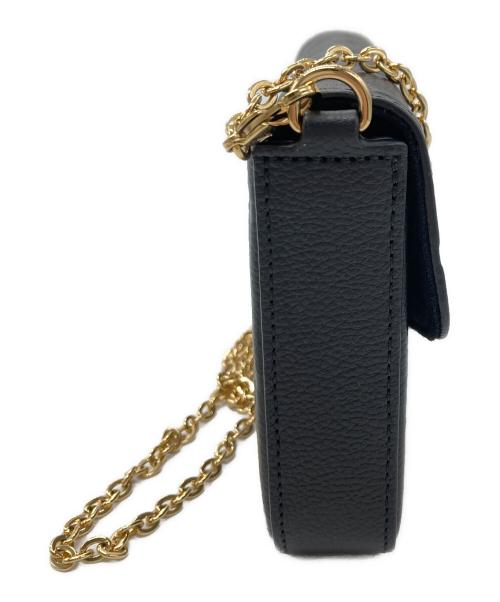 LOUIS VUITTON（ルイ ヴィトン）LOUIS VUITTON (ルイ ヴィトン) チェーンショルダーバッグ ブラックの古着・服飾アイテム