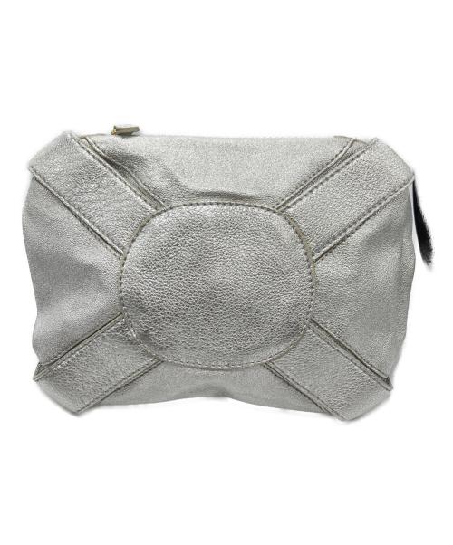 JIMMY CHOO（ジミーチュウ）JIMMY CHOO (ジミーチュウ) マディバッグ シルバーの古着・服飾アイテム