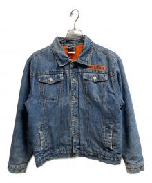 HARLEY-DAVIDSON（ハーレーダビッドソン）の古着「中綿デニムジャケット」｜ブルー