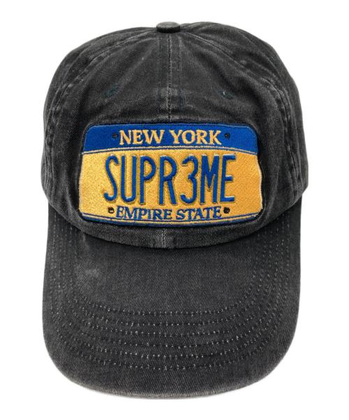 SUPREME（シュプリーム）SUPREME (シュプリーム) 25SS LINCENSE PLATE 6PANEL CAP ブラックの古着・服飾アイテム