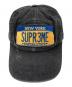 SUPREME (シュプリーム) 25SS LINCENSE PLATE 6PANEL CAP ブラック：5000円