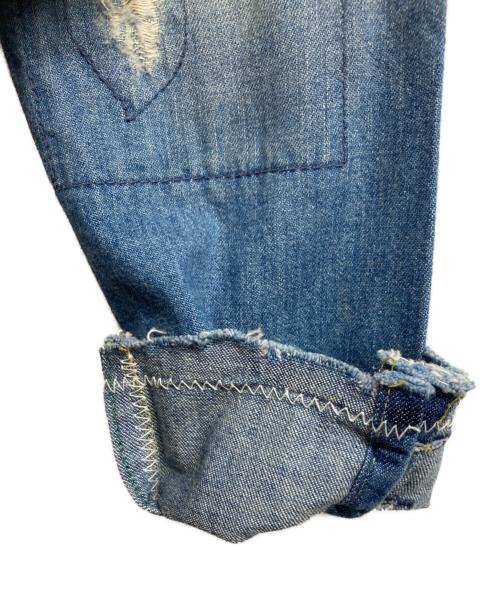 LEVI'S VINTAGE CLOTHING（リーバイス ビンテージ クロージング）LEVI'S VINTAGE CLOTHING (リーバイス ビンテージ クロージング) ダメージ加工 デニムウェスタンシャツ インディゴ サイズ:Sの古着・服飾アイテム
