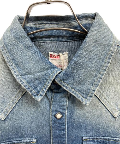 LEVI'S VINTAGE CLOTHING（リーバイス ビンテージ クロージング）LEVI'S VINTAGE CLOTHING (リーバイス ビンテージ クロージング) ダメージ加工 デニムウェスタンシャツ インディゴ サイズ:Sの古着・服飾アイテム