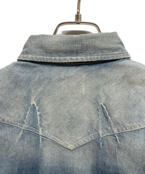 LEVI'S VINTAGE CLOTHING（リーバイス ビンテージ クロージング）LEVI'S VINTAGE CLOTHING (リーバイス ビンテージ クロージング) ダメージ加工 デニムウェスタンシャツ インディゴ サイズ:Sの古着・服飾アイテム