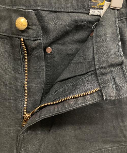 orSlow（オアスロウ）orSlow (オアスロウ) ダブルニーパンツ ブラック サイズ:XSの古着・服飾アイテム