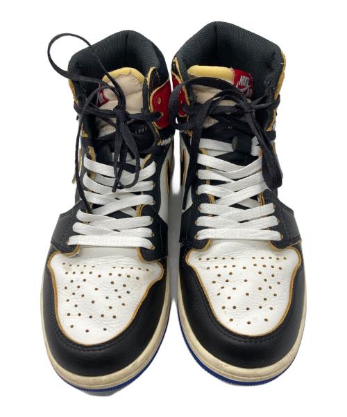 NIKE（ナイキ）NIKE (ナイキ) FRAGMENT DESIGN (フラグメントデザイン) Air Jordan 1 High OG NIKE UNION ブルー×レッド サイズ:26.5の古着・服飾アイテム