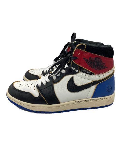 NIKE（ナイキ）NIKE (ナイキ) FRAGMENT DESIGN (フラグメントデザイン) Air Jordan 1 High OG NIKE UNION ブルー×レッド サイズ:26.5の古着・服飾アイテム