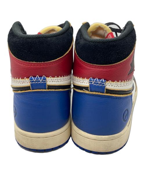 NIKE（ナイキ）NIKE (ナイキ) FRAGMENT DESIGN (フラグメントデザイン) Air Jordan 1 High OG NIKE UNION ブルー×レッド サイズ:26.5の古着・服飾アイテム