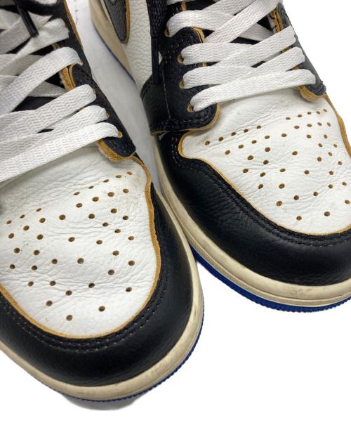 NIKE（ナイキ）NIKE (ナイキ) FRAGMENT DESIGN (フラグメントデザイン) Air Jordan 1 High OG NIKE UNION ブルー×レッド サイズ:26.5の古着・服飾アイテム