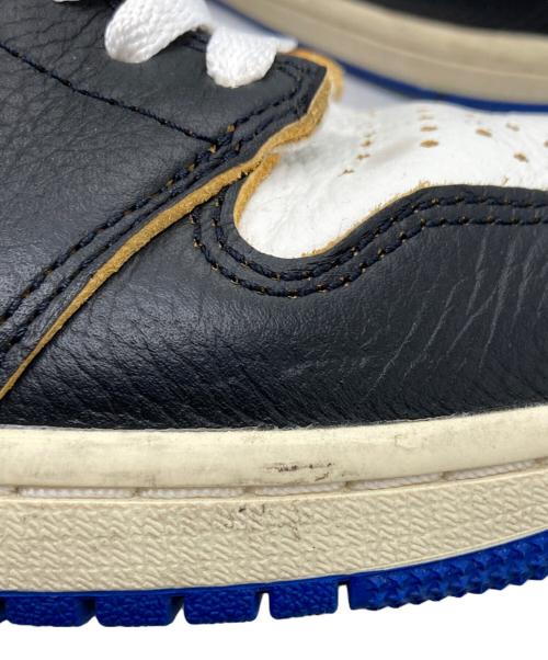 NIKE（ナイキ）NIKE (ナイキ) FRAGMENT DESIGN (フラグメントデザイン) Air Jordan 1 High OG NIKE UNION ブルー×レッド サイズ:26.5の古着・服飾アイテム