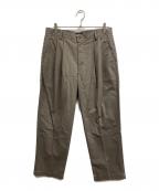 DOCKERSドッカーズ）の古着「khakis 2-tuck chino slacks」｜カーキ