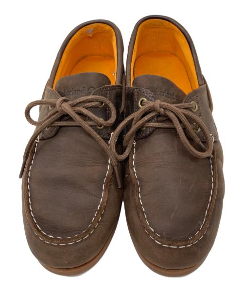 Timberland（ティンバーランド）Timberland (ティンバーランド) Cedar Bay 2 Eye Boat Shoe ブラック サイズ:26の古着・服飾アイテム