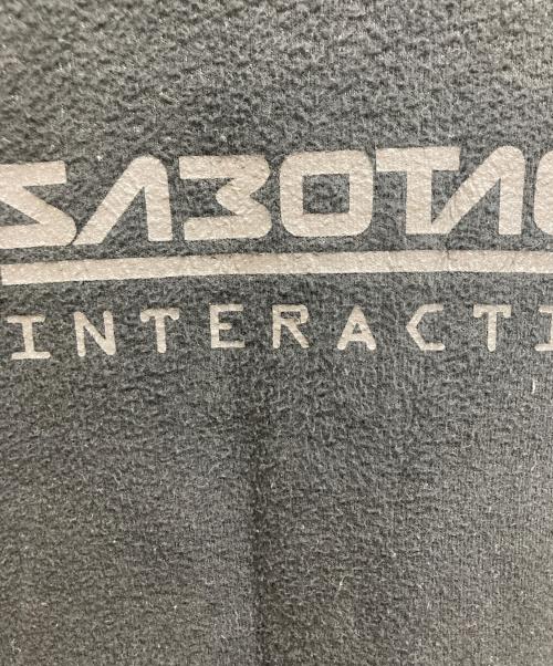 SABOTAGE（サボタージュ）SABOTAGE (サボタージュ) ダメージ加工スウェット ブラック サイズ:Sの古着・服飾アイテム