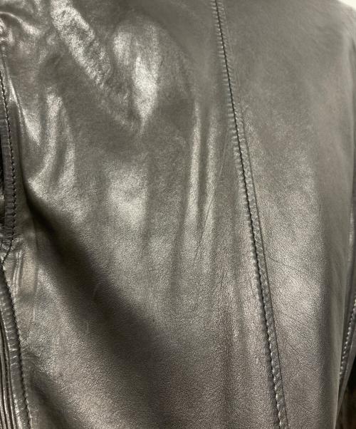 DIESEL（ディーゼル）DIESEL (ディーゼル) ラムレザーライダースジャケット ブラック サイズ:XSの古着・服飾アイテム