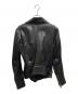DIESEL (ディーゼル) ラムレザーライダースジャケット ブラック サイズ:XS：15000円