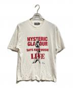Hysteric Glamourヒステリックグラマー）の古着「プリントTシャツ」｜ホワイト