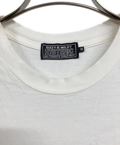 Hysteric Glamour（ヒステリックグラマー）Hysteric Glamour (ヒステリックグラマー) プリントTシャツ ホワイト サイズ:Mの古着・服飾アイテム