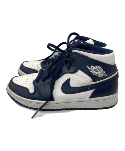 NIKE（ナイキ）NIKE (ナイキ) ハイカットスニーカー ホワイト×ネイビー サイズ:26.5の古着・服飾アイテム