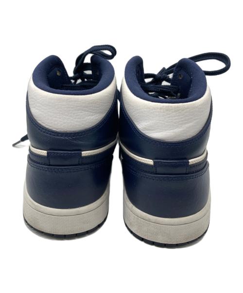 NIKE（ナイキ）NIKE (ナイキ) ハイカットスニーカー ホワイト×ネイビー サイズ:26.5の古着・服飾アイテム