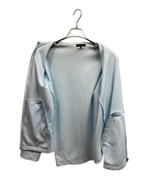COMME des GARCONS HOMME PLUS（コムデギャルソンオムプリュス）COMME des GARCONS HOMME PLUS (コムデギャルソンオムプリュス) ジップジャケット ブルー サイズ:Mの古着・服飾アイテム