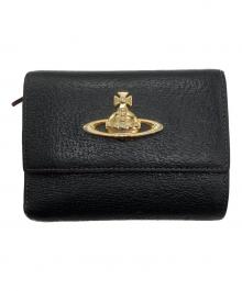 Vivienne Westwood（ヴィヴィアンウエストウッド）の古着「3つ折り財布」｜ブラック