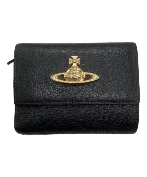 Vivienne Westwood（ヴィヴィアンウエストウッド）Vivienne Westwood (ヴィヴィアンウエストウッド) 3つ折り財布 ブラックの古着・服飾アイテム