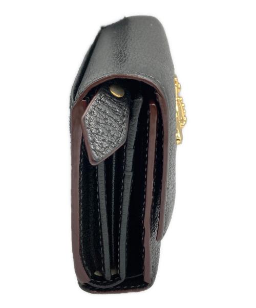 Vivienne Westwood（ヴィヴィアンウエストウッド）Vivienne Westwood (ヴィヴィアンウエストウッド) 3つ折り財布 ブラックの古着・服飾アイテム