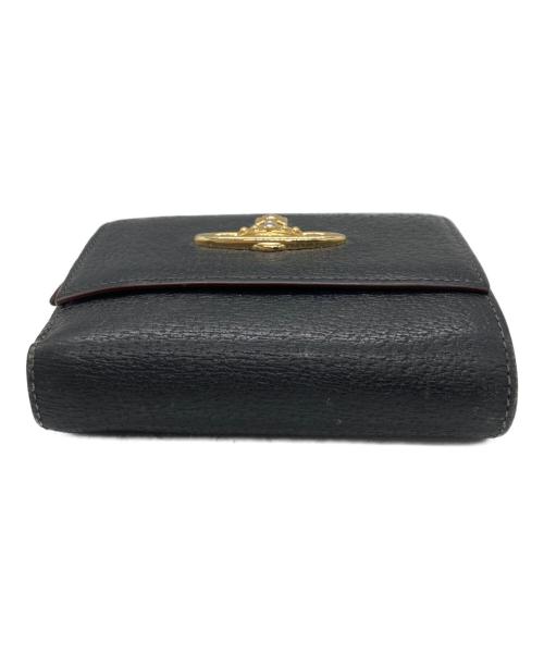 Vivienne Westwood（ヴィヴィアンウエストウッド）Vivienne Westwood (ヴィヴィアンウエストウッド) 3つ折り財布 ブラックの古着・服飾アイテム
