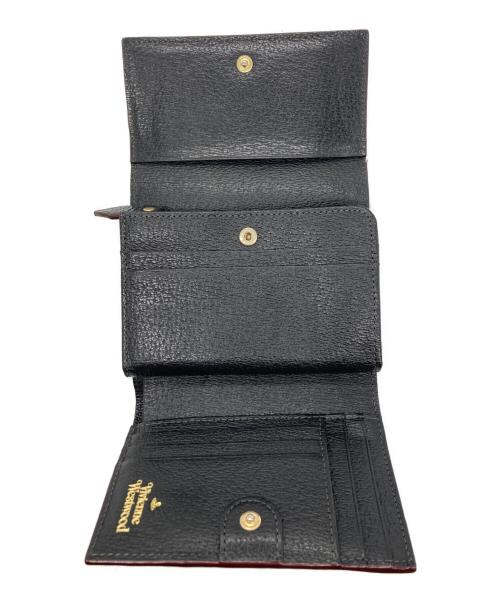 Vivienne Westwood（ヴィヴィアンウエストウッド）Vivienne Westwood (ヴィヴィアンウエストウッド) 3つ折り財布 ブラックの古着・服飾アイテム