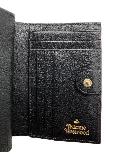 Vivienne Westwood（ヴィヴィアンウエストウッド）Vivienne Westwood (ヴィヴィアンウエストウッド) 3つ折り財布 ブラックの古着・服飾アイテム
