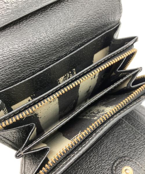 Vivienne Westwood（ヴィヴィアンウエストウッド）Vivienne Westwood (ヴィヴィアンウエストウッド) 3つ折り財布 ブラックの古着・服飾アイテム