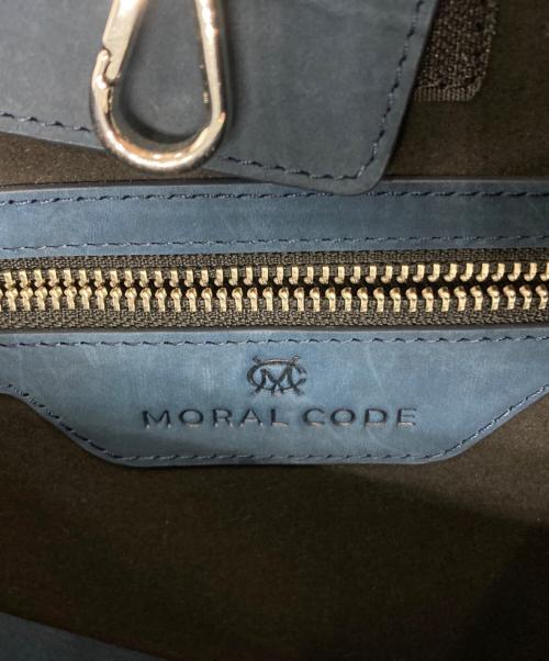 MORAL CODE（モラルコード）MORAL CODE (モラルコード) トートバッグ ブルーの古着・服飾アイテム