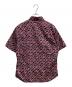 PRADA (プラダ) 半袖シャツ レッド×ネイビー サイズ:40：10000円