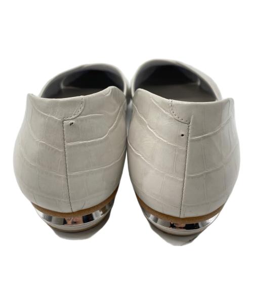 卑弥呼（ヒミコ）卑弥呼 (ヒミコ) カットアウトセパレートパンプス グレー サイズ:24の古着・服飾アイテム