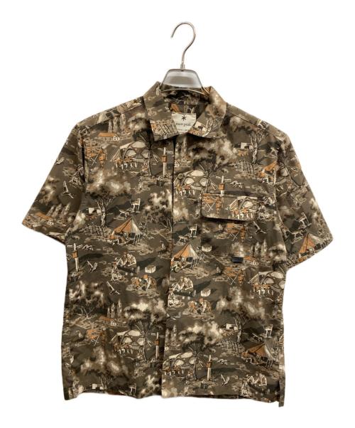 Snow peak（スノーピーク）Snow peak (スノーピーク) 半袖シャツ カーキ サイズ:Mの古着・服飾アイテム