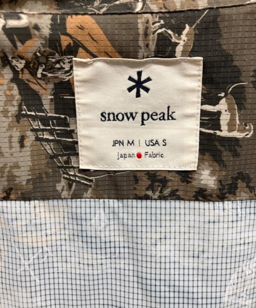 Snow peak（スノーピーク）Snow peak (スノーピーク) 半袖シャツ カーキ サイズ:Mの古着・服飾アイテム