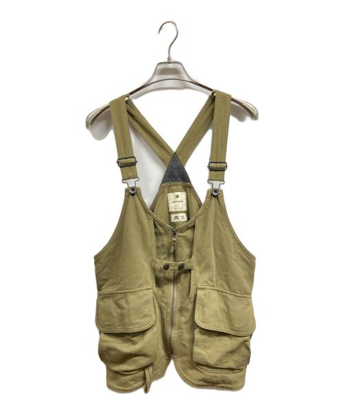 Snow peak（スノーピーク）snow peak (スノーピーク) TAKIBI Duck Vest ベージュ サイズ:Mの古着・服飾アイテム