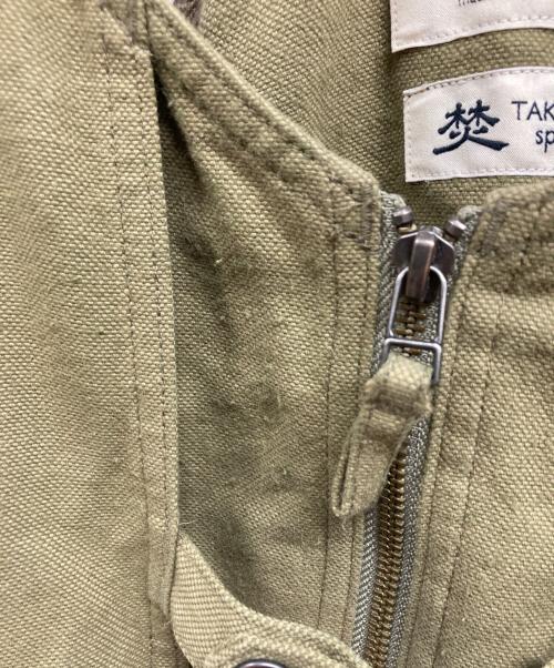 Snow peak（スノーピーク）snow peak (スノーピーク) TAKIBI Duck Vest ベージュ サイズ:Mの古着・服飾アイテム