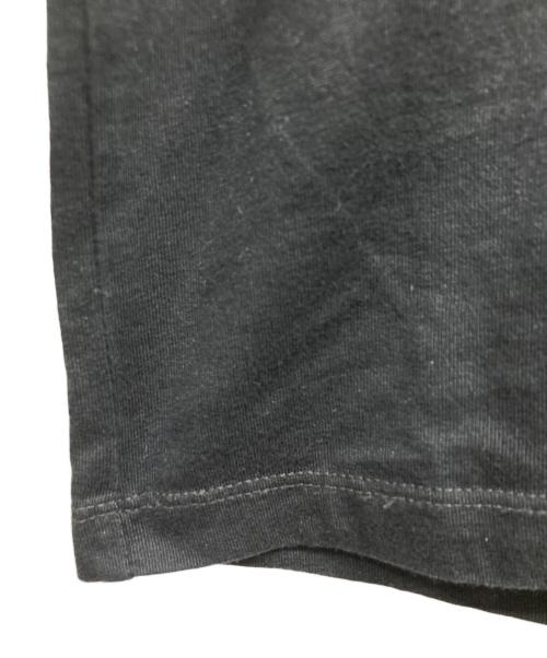 maison kitsune（メゾンキツネ）MAISON KITSUNE (メゾンキツネ) クルーネックtシャツ ブラック サイズ:Lの古着・服飾アイテム