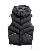 nonnativeノンネイティブ）の古着「MOUNTAINEER HOODED DOWN VEST」｜ブラック