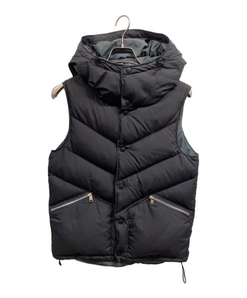 nonnative（ノンネイティブ）nonnative (ノンネイティブ) MOUNTAINEER HOODED DOWN VEST ブラック サイズ:1の古着・服飾アイテム