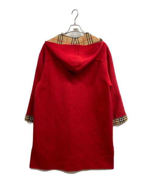 Burberry's（バーバリーズ）Burberry's (バーバリーズ) カシミヤ混ダッフルコート レッド サイズ:Mの古着・服飾アイテム