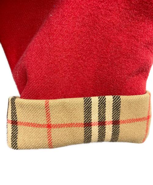 Burberry's（バーバリーズ）Burberry's (バーバリーズ) カシミヤ混ダッフルコート レッド サイズ:Mの古着・服飾アイテム