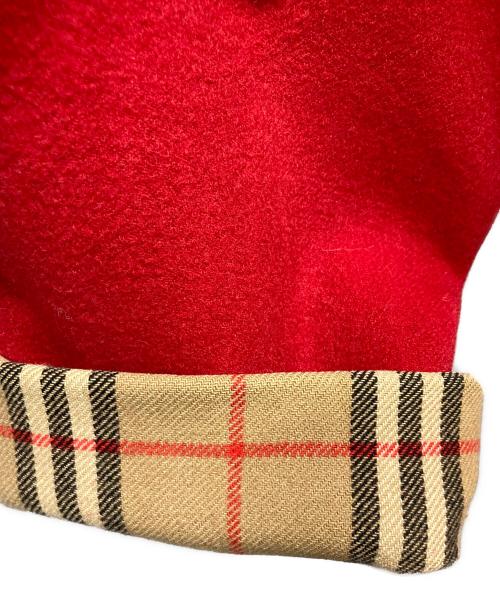 Burberry's（バーバリーズ）Burberry's (バーバリーズ) カシミヤ混ダッフルコート レッド サイズ:Mの古着・服飾アイテム